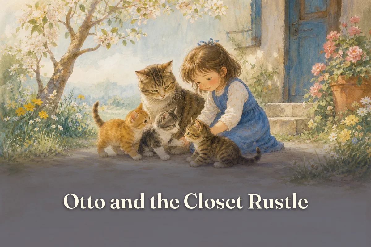 Cover of the children’s story “Otto and the Closet Rustle”