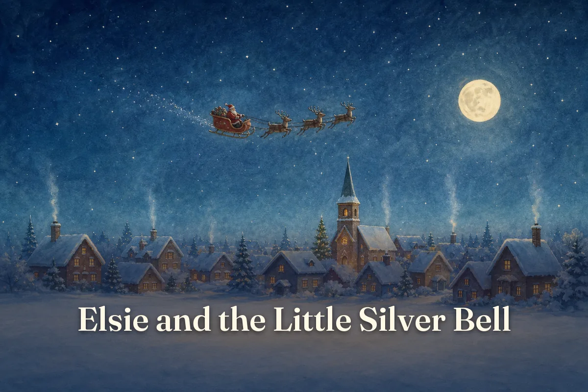 Cover of the children’s story “Elsie and the Little Silver Bell”