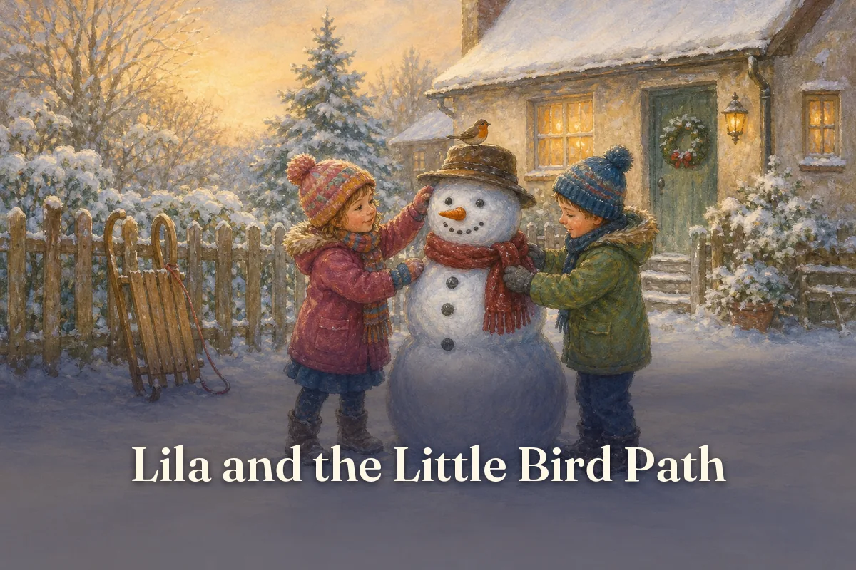 Cover of the children’s story “Lila and the Little Bird Path”