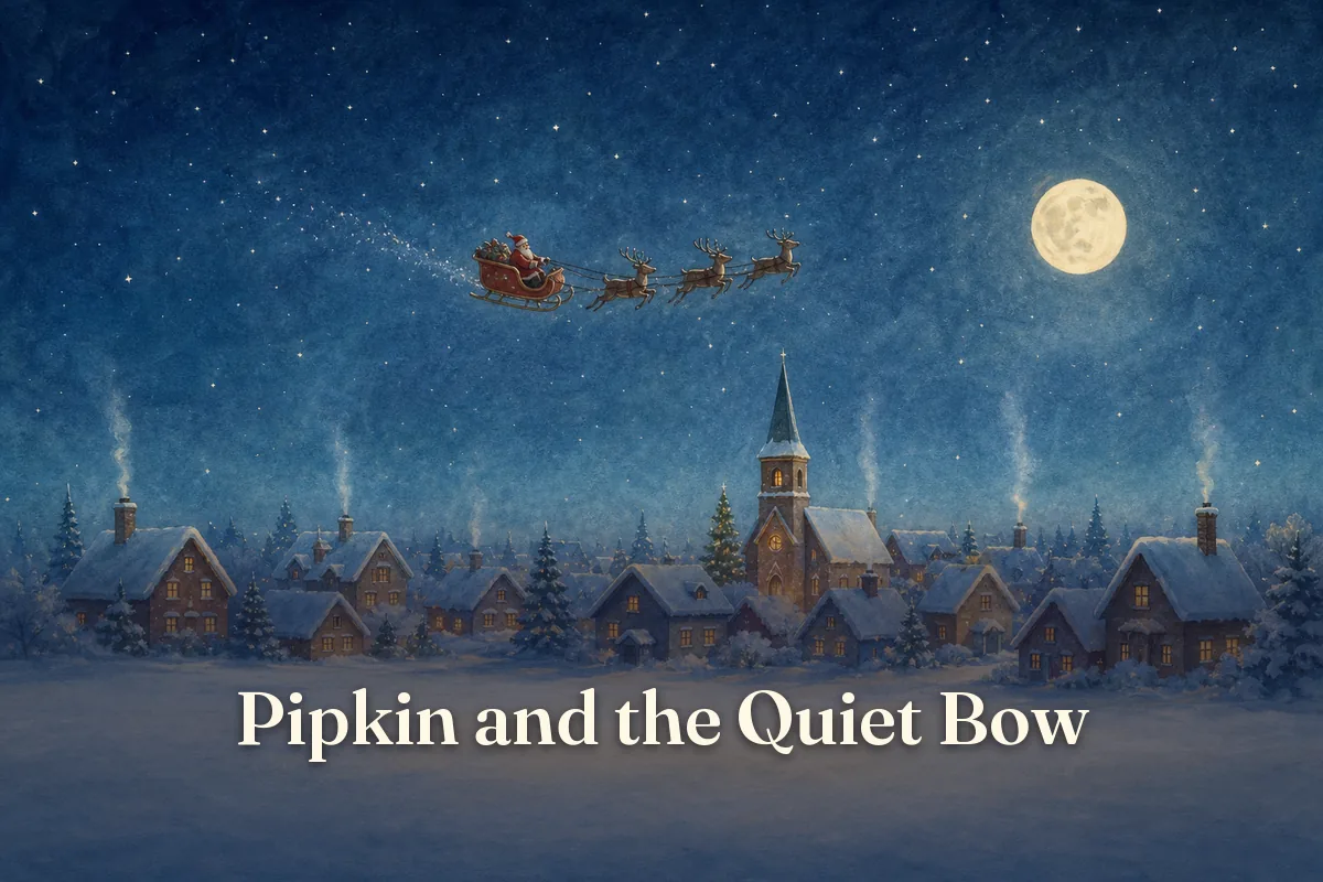 Cover of the children’s story “Pipkin and the Quiet Bow”