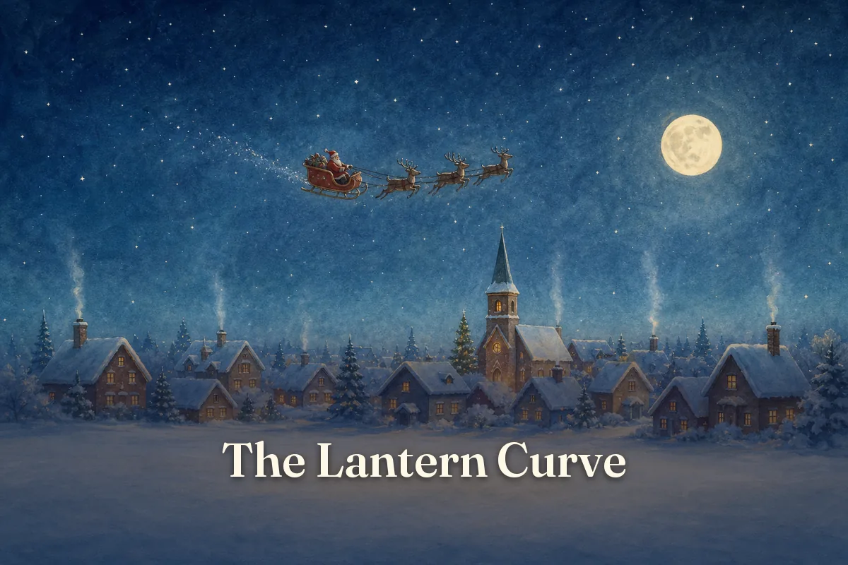 Cover of the children’s story “The Lantern Curve”