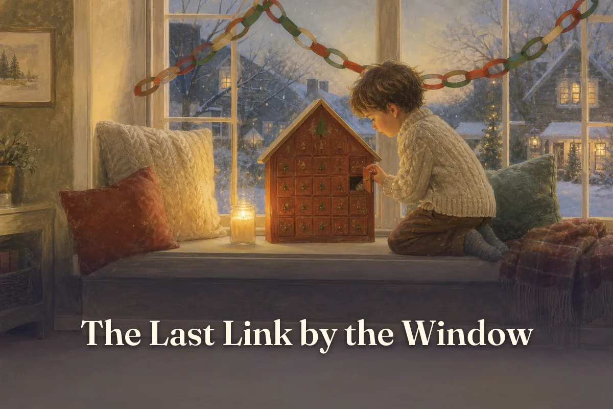 Cover of the children’s story “The Last Link by the Window”
