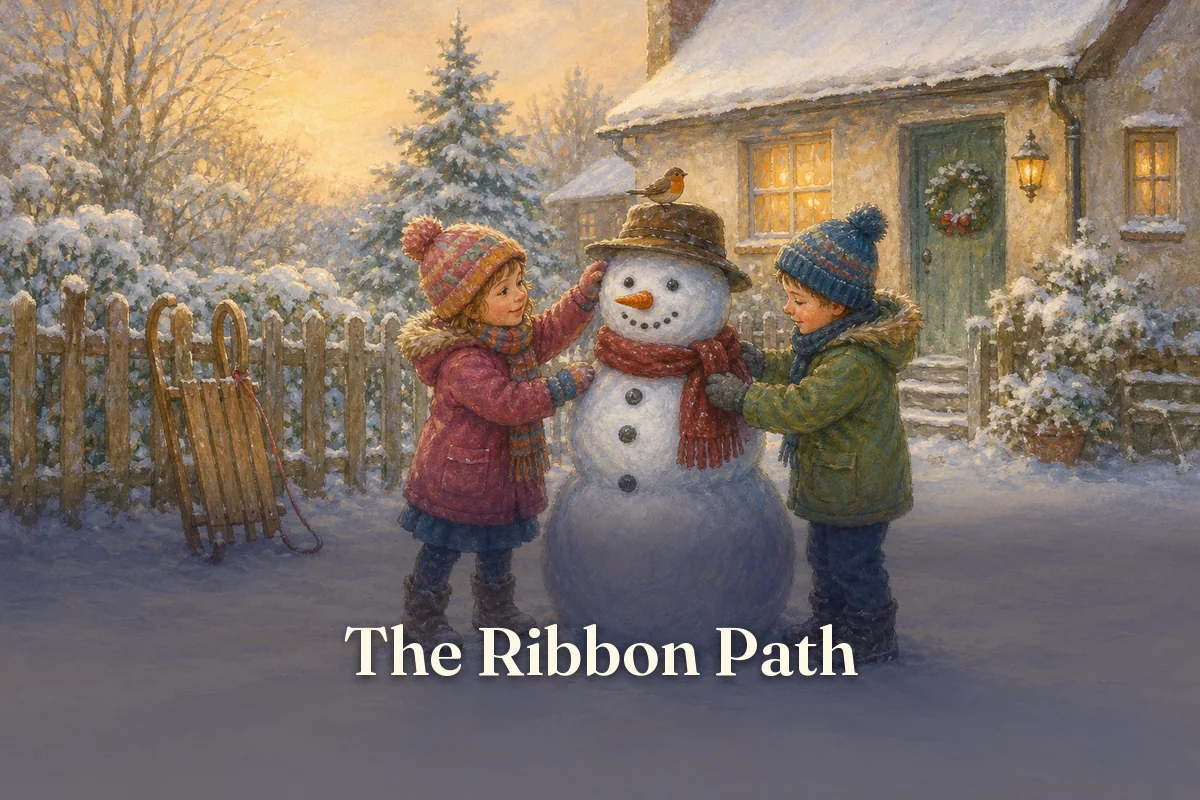 Cover of the children’s story “The Ribbon Path”