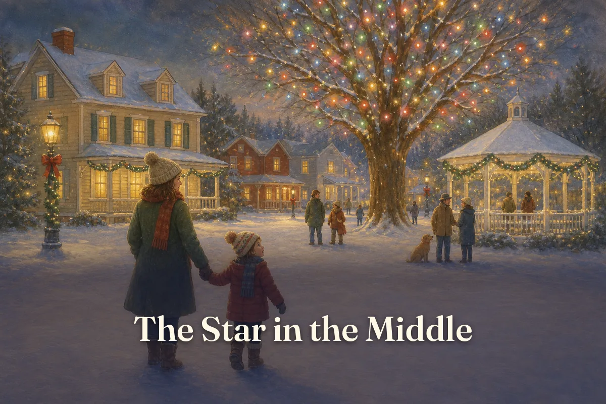 Cover of the children’s story “The Star in the Middle”