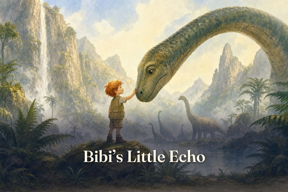 Cover of the children’s story “Bibi’s Little Echo”