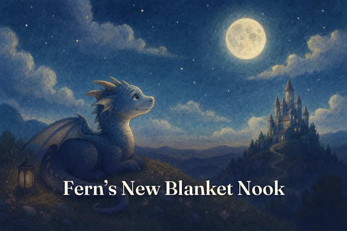 Cover of the children’s story “Fern’s New Blanket Nook”