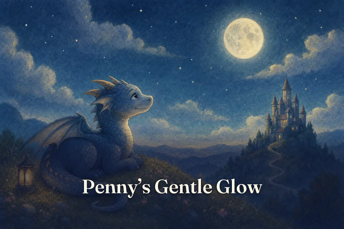 Cover of the children’s story “Penny’s Gentle Glow”