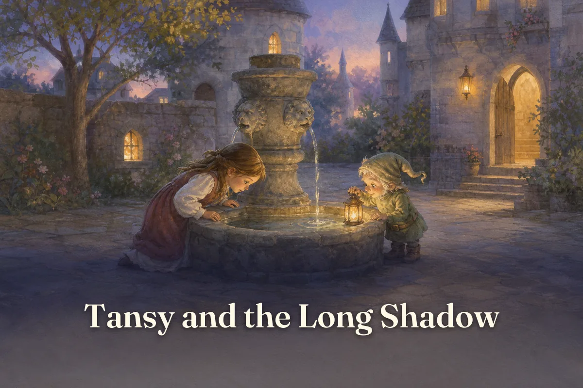Cover of the children’s story “Tansy and the Long Shadow”