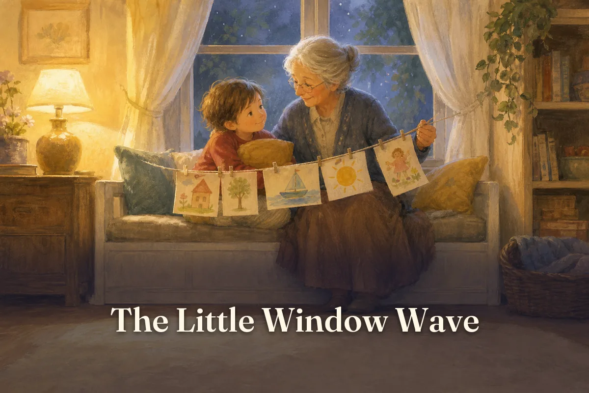 Cover of the children’s story “The Little Window Wave”