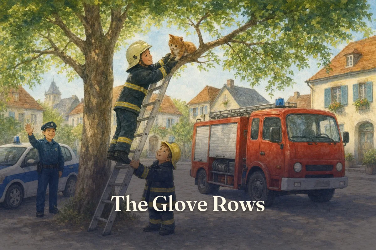 Cover of the children’s story “The Glove Rows”