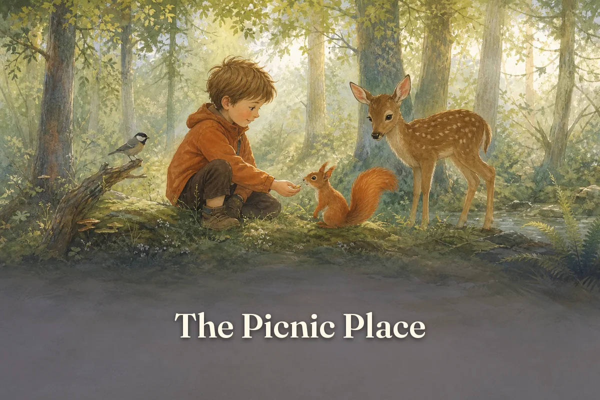 Cover of the children’s story “The Picnic Place”