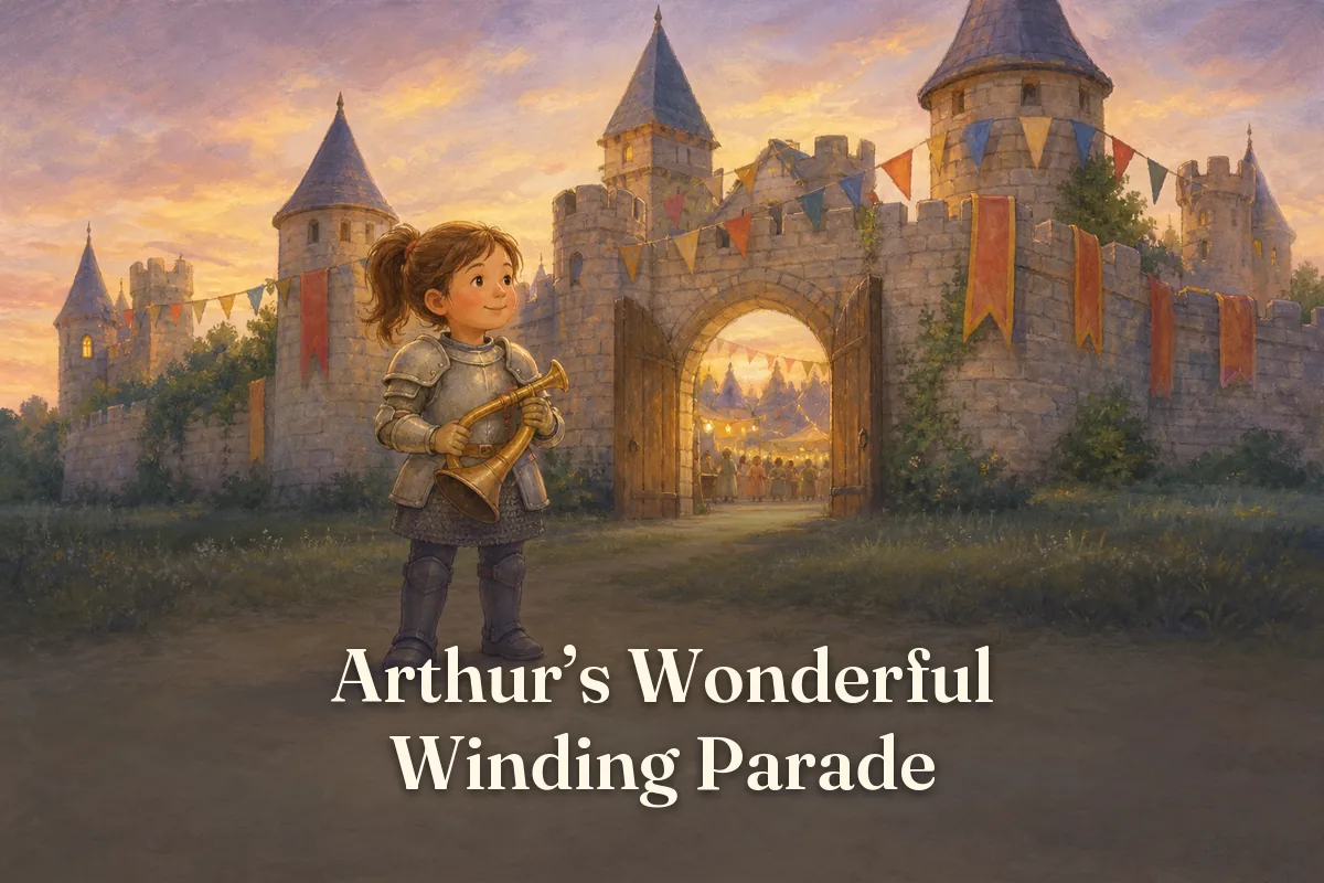 Cover of the children’s story “Arthur’s Wonderful Winding Parade”
