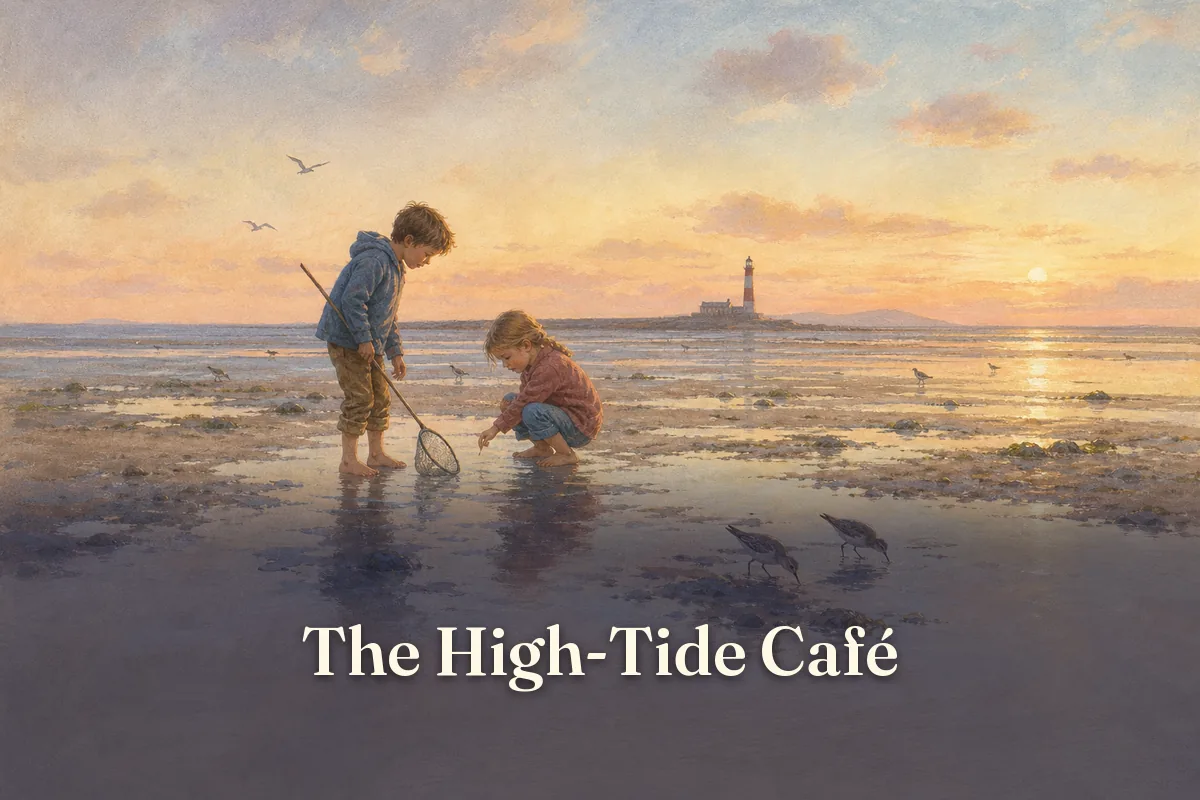 Cover of the children’s story “The High-Tide Café”