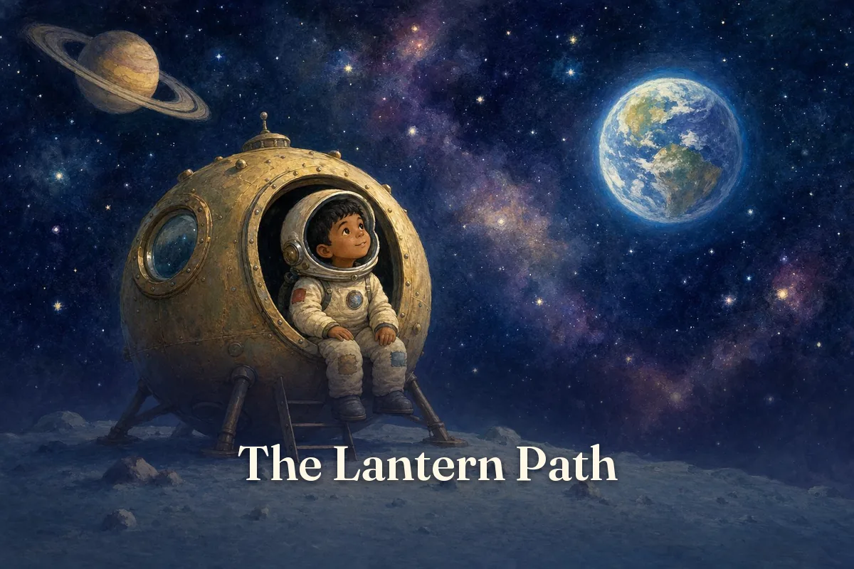 Cover of the children’s story “The Lantern Path”